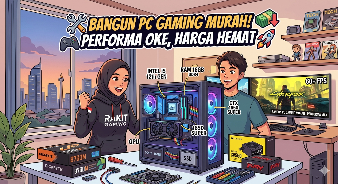 Bangun PC Gaming Murah Dengan Performa Maksimal Tanpa Boros Budget